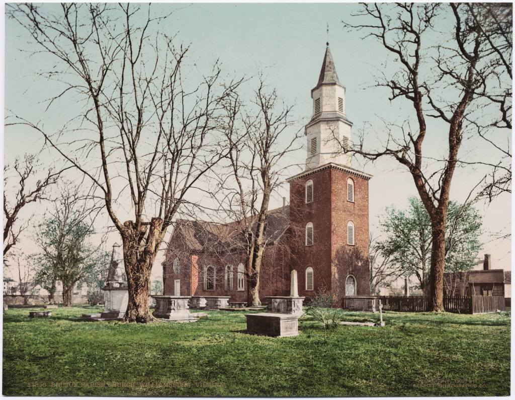 Bruton Parish Church - Williamsburg, VA Circa 1902